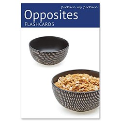 Picture My Picture Opposites Flash Cards | 40 Language Development Educational Photo Cards | Speech Therapy Materials  ESL Materials