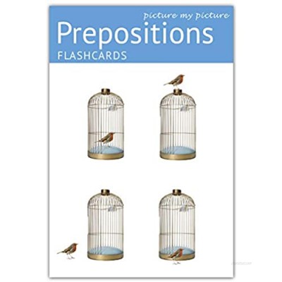 Picture My Picture Prepositions Flash Cards | 40 Positional Language Development Educational Photo Cards | Speech Therapy Materials  ESL Materials