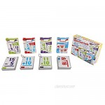 Regal Games Math Flash Cards with Rings for Addition Subtraction Multiplication and Division 4 Pack 416 Total Math Problems
