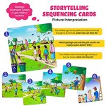 Spark Cards Sequence Cards for Storytelling and Picture Interpretation Speech Therapy Game Special Education Materials Sentence Building Problem Solving Improve Language Skills