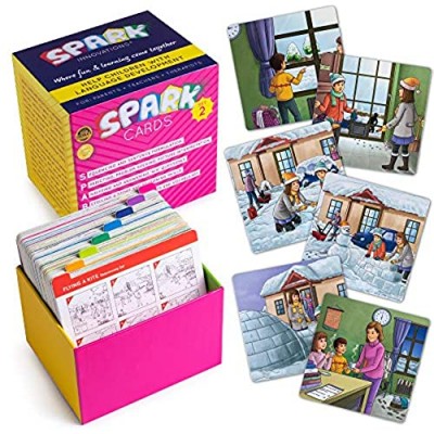 Spark Cards Sequence Cards for Storytelling and Picture Interpretation Speech Therapy Game  Special Education Materials  Sentence Building  Problem Solving  Improve Language Skills
