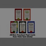 Think Tank Scholar Preschool Flash Cards Bundle - Alphabet (ABC) Letters Math Numbers & Counting Colors & Shapes First Words & Opposites & Rhyming for Toddlers Ages 2-6