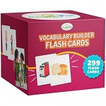 Vocabulary Builder Flash Cards - 299 Educational Photo Cards - Emotions Go Togethers Nouns Opposites Prepositions Verbs - Speech Therapy Materials ESL Teaching Materials +7 Learning Games