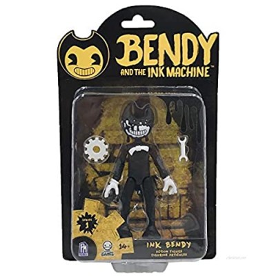 Bendy and The Ink Machine Action Figures  Ink Bendy – 5 Inch Action Figure with 2 Character Accessories – Series 1  For Ages 14 Plus