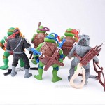 City hero Turtles 6 PCS Set New - Mutant Ninja Action - TMNT Action Figures - Turtles Toy Set - Ninja Turtles Action Figures Mutant Teenage Set