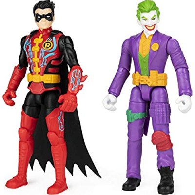 DC Comics Batman 4-inch Robin and The Joker Action Figures for Boys with 6 Mystery Accessories  Kids Toys for Boys Aged 3 and up
