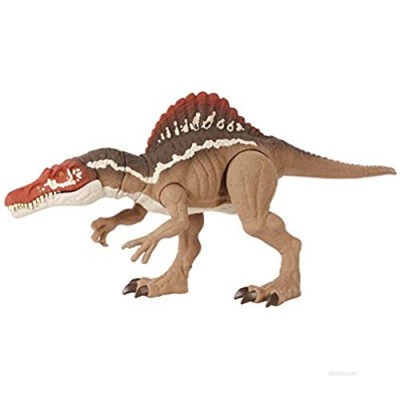 Jurassic World Extreme Chompin' Spinosaurus Dinosaur Action Figure  Huge Bite  Authentic Decoration  Movable Joints  Ages 4 Years Old & Up