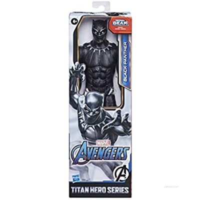 Marvel Avengers Titan Hero Series Black Panther Action Figure  12 Inch Toy  Inspired by Marvel Universe  for Children Aged from 4 Years