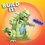 Mega Construx Pokemon Tyranitar Figure Building Set with Battle Action Multi