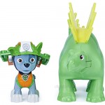 Paw Patrol Dino Rescue Rocky and Dinosaur Action Figure Set for Kids Aged 3 and up