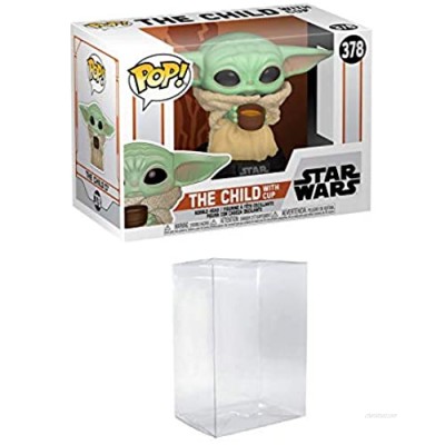 POP! Funko Star Wars The Mandalorian - Baby Yoda The Child with Cup Vinyl Figure