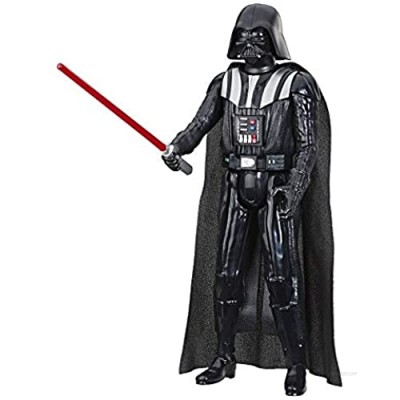 Star Wars Hero Series Darth Vader Toy 12" Scale Action Figure with Lightsaber Accessory  Toys for Kids Ages 4 & Up