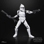 Star Wars The Black Series Phase I Clone Trooper Toy 6-Inch Scale The Clone Wars Collectible Action Figure Kids Ages 4 and Up