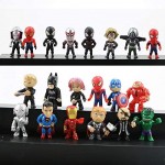 Superhero MINI Action Figures Set of 20 for Boys Super&man Cupcake Topper Figurines for Kids Ideal for Birthday Party Favors Children Toys Collectibles Gifts Christmas Cake Decorations Ornaments
