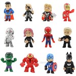 Superhero MINI Action Figures Set of 20 for Boys Super&man Cupcake Topper Figurines for Kids Ideal for Birthday Party Favors Children Toys Collectibles Gifts Christmas Cake Decorations Ornaments