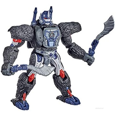 Transformers Toys Generations War for Cybertron: Kingdom Voyager WFC-K8 Optimus Primal Action Figure - Kids Ages 8 and Up  7-inch