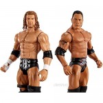 WWE The Rock vs Triple H Championship Showdown 2 Pack 6 in Action Figures Friday Night Smackdown Battle Pack for Ages 6 Years Old and Up​