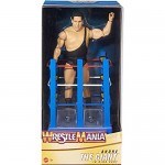 WWE Wrestlemania Moments Andre The Giant 6 inch Action Figure Ring Cart with Rolling WheelsCollectible Gift Fans Ages 6 Years Old and Up