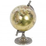 Deco 79 Traditional Metal and Plastic Decorative Globe 7 W x 10 H Textured Multicolored Finish