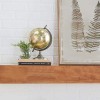 Deco 79 Traditional Metal and Plastic Decorative Globe  7" W x 10" H  Textured Multicolored Finish