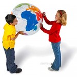 Learning Resources Inflatable Globe Large Labeling Globe Geography Globe for Kids Inflatable Earth Classroom Science Supplies Ages 5+