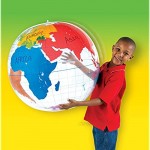 Learning Resources Inflatable Globe Large Labeling Globe Geography Globe for Kids Inflatable Earth Classroom Science Supplies Ages 5+