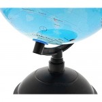 PROW® 8 Inch Illuminated 2 in 1 World Globe Interactive Globe for Kid’s Room Lighting or Traveler plus Compass (English version)