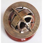 Shiv Shakti Enterprises Nautical Collectible Home Decor Brass Zodiac Globe Table Top 5 Armillary Sphere
