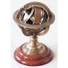 Shiv Shakti Enterprises Nautical Collectible Home Decor Brass Zodiac Globe Table Top 5" Armillary Sphere