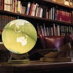 Waypoint Geographic Light & Color Designer Series Green Illuminated Decorative Desktop Globe 12” World Globe
