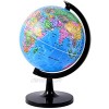Wizdar 8'' World Globe for Kids Learning  DIY Assemble Educational Rotating World Map Globes Large Size Decorative Earth Children Globe for Classroom Geography Teaching  Desk & Office Decoration