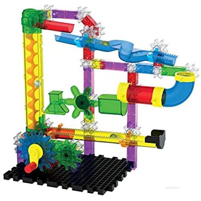 The Learning Journey: Techno Gears Marble Mania - Zany Trax 3.0 (80+ pcs) - Marble Run for Kids Ages 6 and Up - Award Winning Toys