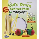 Alfred's Kid's Drum Course Complete Starter Pack (Drum Maracas Woodblock Mallets Lesson Book Audio CD)