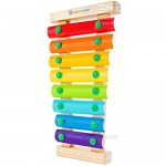 CoComelon First Act Musical Xylophone with 2 Mallets Kids Music Toy Develop Your Child's Hand-Eye Coordination Fine Motor Skills and Gross Motor Skills