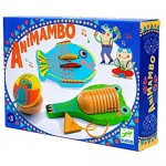 DJECO Animambo Cymbal Castanet Guiro Percussion Musical Instrument Set Blue