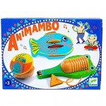 DJECO Animambo Cymbal Castanet Guiro Percussion Musical Instrument Set Blue