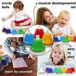 inTemenos Color Diatonic Bells - 8 Note Musical Bell Set - Desk Bells Percussion Toy