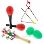 Juvale Kids Musical Rhythm Percussion Instruments (10 Pieces)