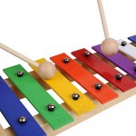 MVPower Xylophone for Kids Glockenspiel with Best Educational Development Musical Kid Toy as Birthday/Holiday Gift for Childs Perfectly Tuned Instrument Gift for Toddlers Musical Cards