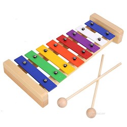 MVPower Xylophone for Kids  Glockenspiel with Best Educational Development Musical Kid Toy as Birthday/Holiday Gift for Childs Perfectly Tuned Instrument Gift for Toddlers  Musical Cards