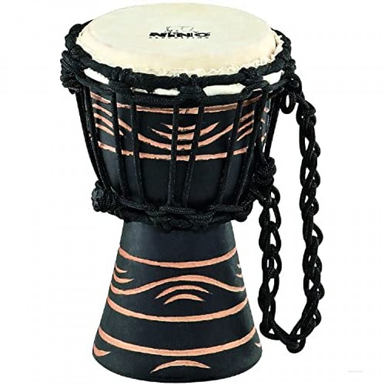 Nino Percussion NINO-ADJ4-XXS African Style Moon Rhythm Series Rope Tuned Mini Djembe 4 1/2