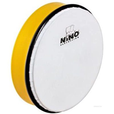 Nino Percussion NINO45Y 8-Inch ABS Plastic Hand Drum with Synthetic Head  Yellow