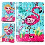 Cherry & Small Peas Flamingo Diary for Girls Flamingo Journal Notebook for Kids Adults Sequin Notebook 160 Pages for Writing and Drawing Unicorn Birthday Gifts for Girls