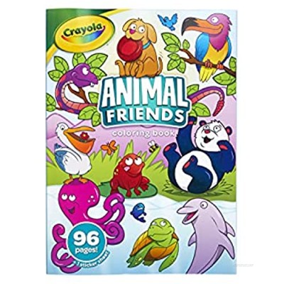 Crayola Animal Friends Coloring Book  96 Animal Coloring Pages  Gift for Kids  Ages 3  4  5  6