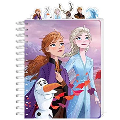 Disney Frozen 2 Journal for Kids Elsa and Anna Diary Spiral Ruled with Tabs