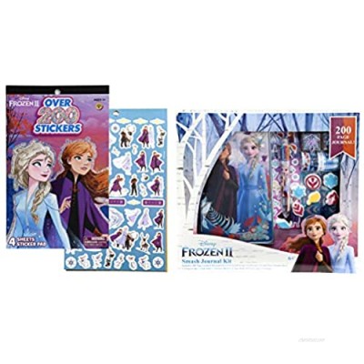 Disney Shop Frozen Stickers Bundle with Frozen Activity Sets  Frozen Coloring Set  Journal for Girls  Kids Coloring Set  Frozen Stickers for Girls  Diary Journal  Coloring Sets (Set 1)