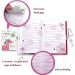 EverCreatives Girls Diary with Lock Kids Journal Set for Girls Includes 7.1x5.3 Inches Notebook Memo Pad Glitter Pen Ruler Sharpener Eraser in One Jouranl Kit(Unicorn)