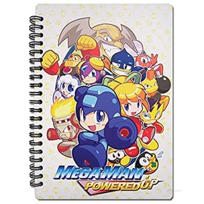 Great Eastern Entertainment Megaman Powered Up- Key Art Notebook Multi-colored  10"