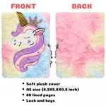 HH Family Diary for Girls Writing Journal Notebook with Matching Multicolored Pen Set (Unicorn P)
