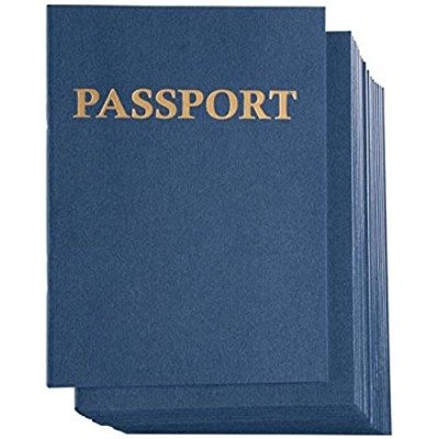 Juvale Blank Passport Notebook for Kids Pretend Play (4.25 x 5.75 in  24 Pack)